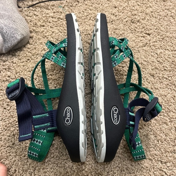 Chaco Zx2 Classic Eclipse Green Sandals W10 - Picture 4 of 11